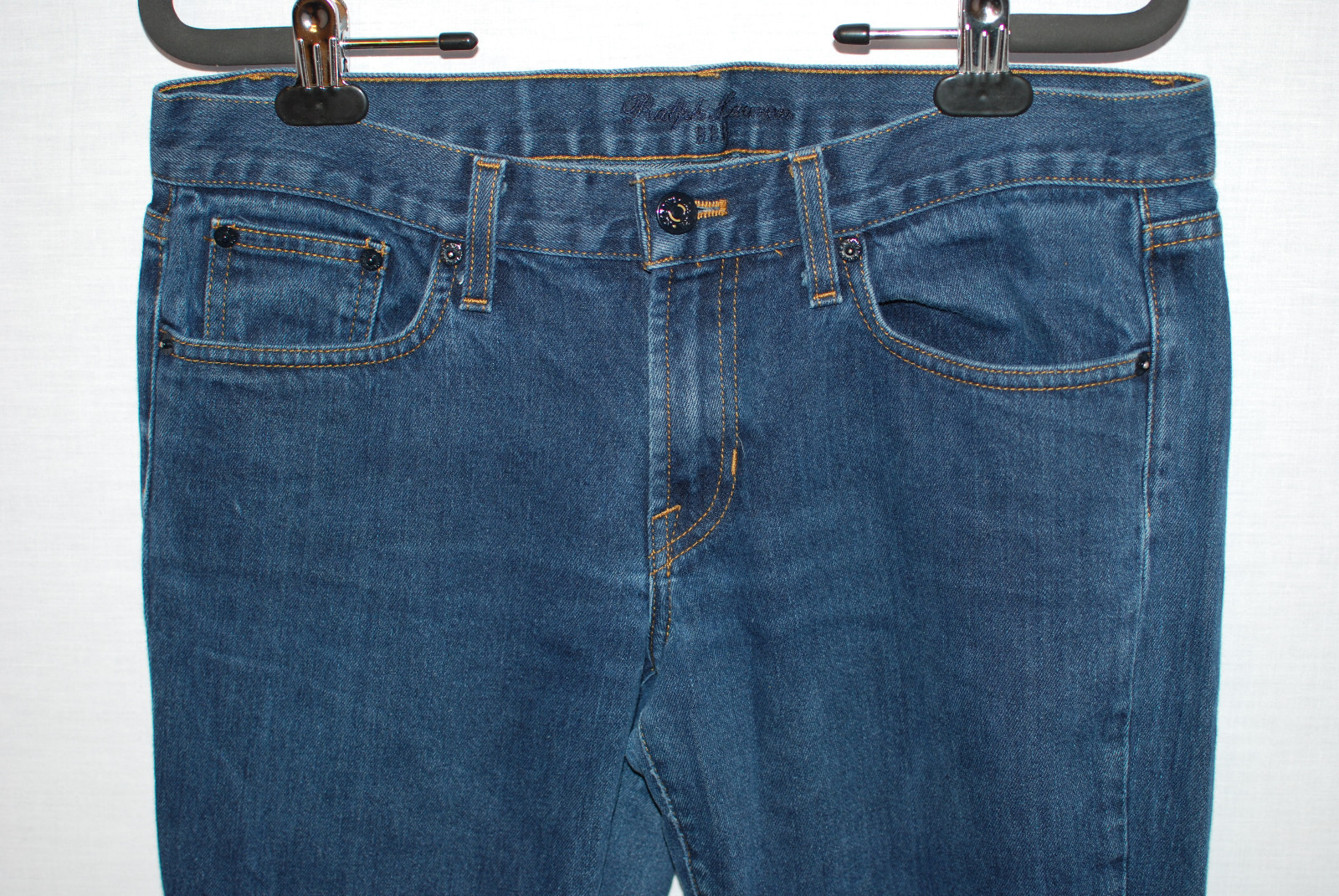 Vintage Polo Ralph Lauren 888 Womens Denim Jeans Metal Size 31 (33 x 33 1/2) GUC