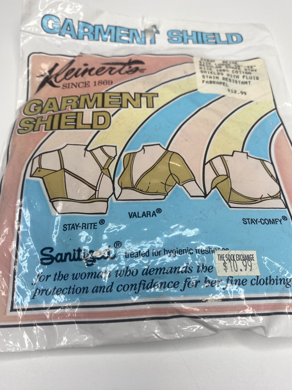 Kleinerts Womens Regular Shape Stay-Rite Garment Shield 2483 Beige Large 40″ 42″
