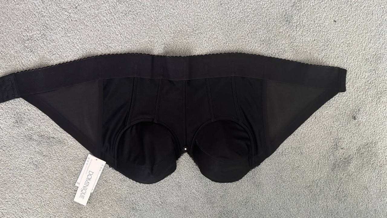 Dominique Longline Strapless Backless Bra for Low-Back Dresses Black 40B
