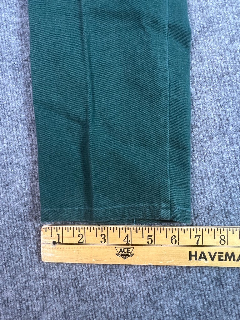 Vintage Cascade Blues Pants 10 Short Green Pull On Elastic Waist 90s Normcore