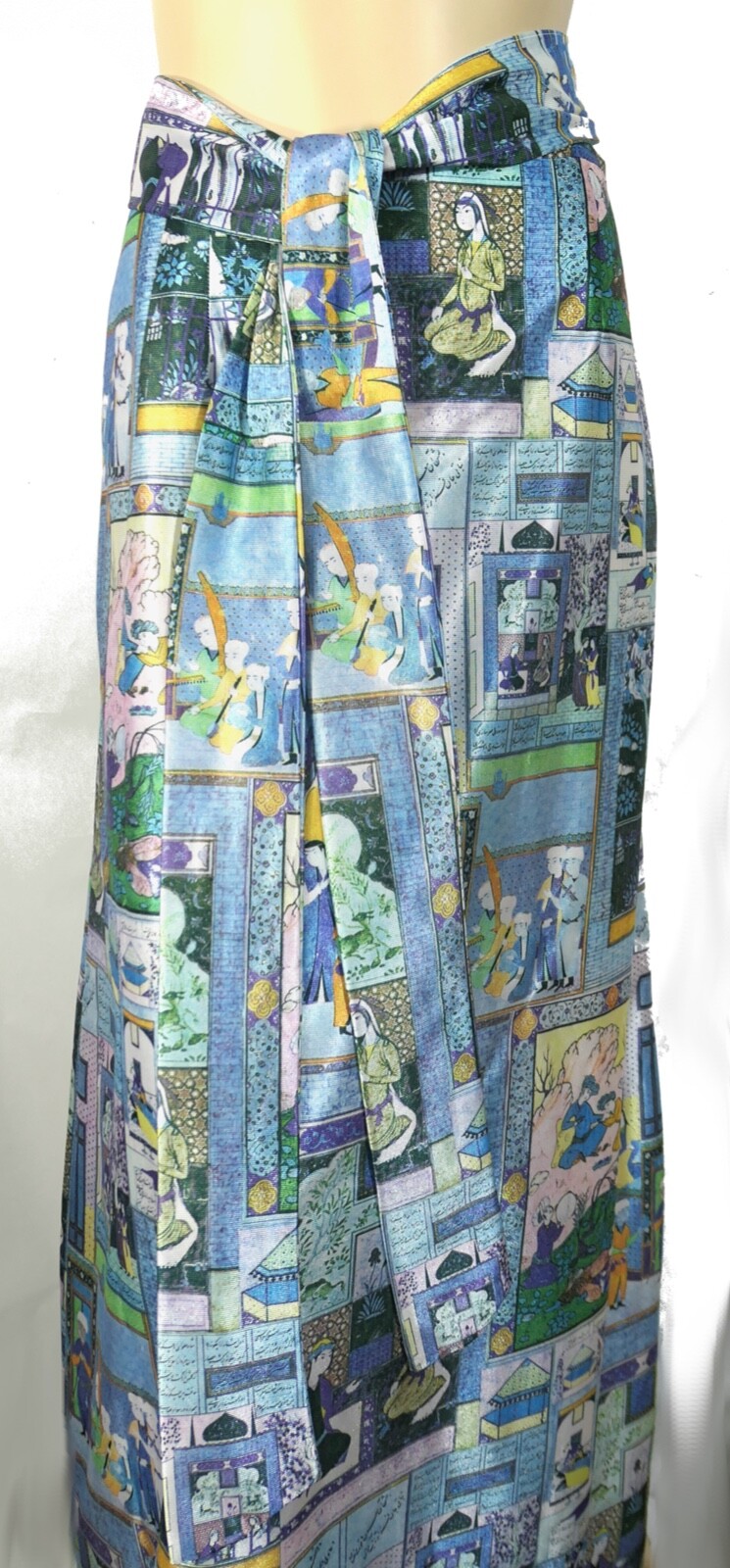 Vintage Handmade diy Maxi Skirt Circa 60s 70s A Line Pencil L 45 long