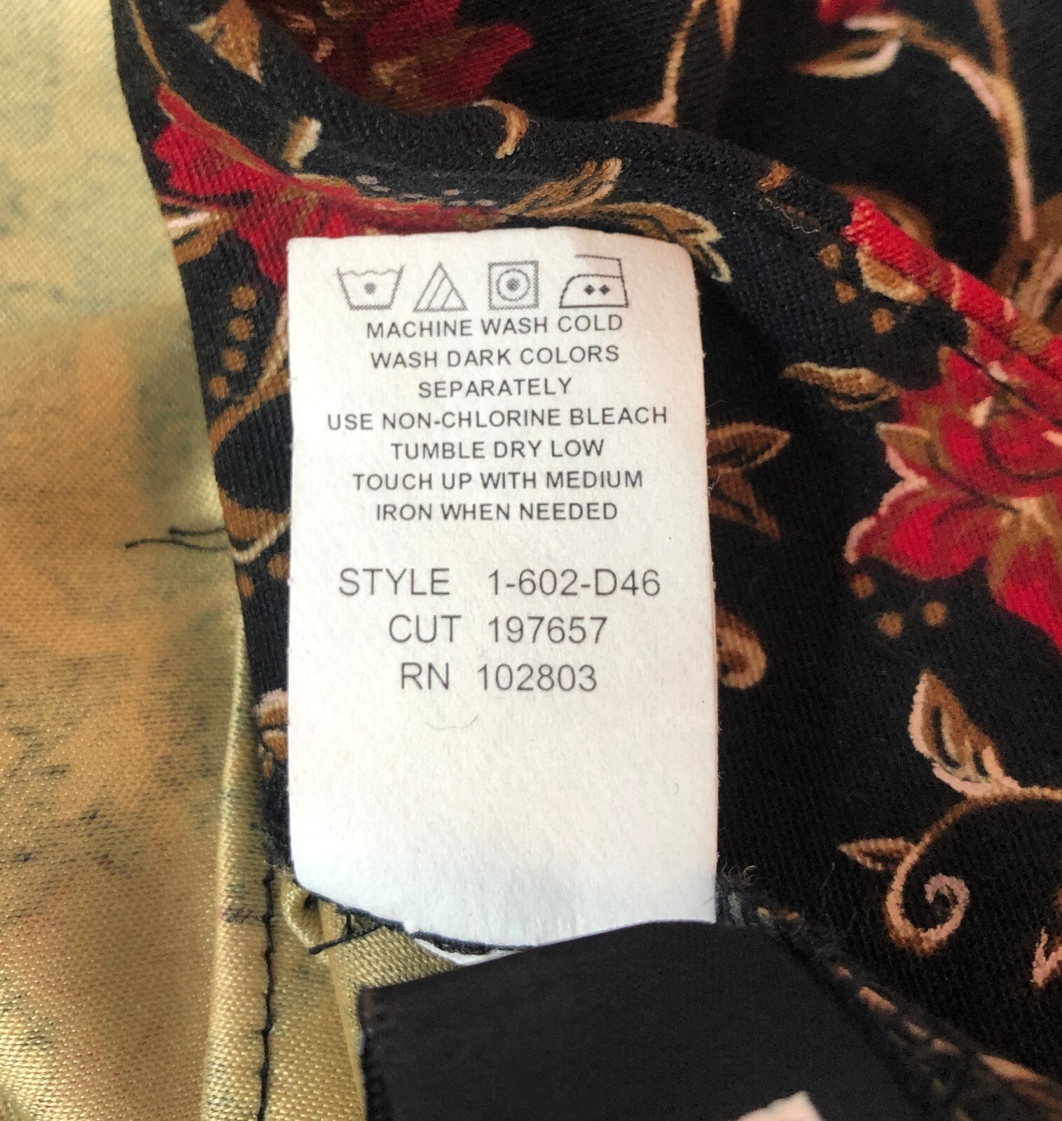 BRIGGS High Waisted Midi Skirt 12P NWT Black Floral Cottagecore Hippie 90s