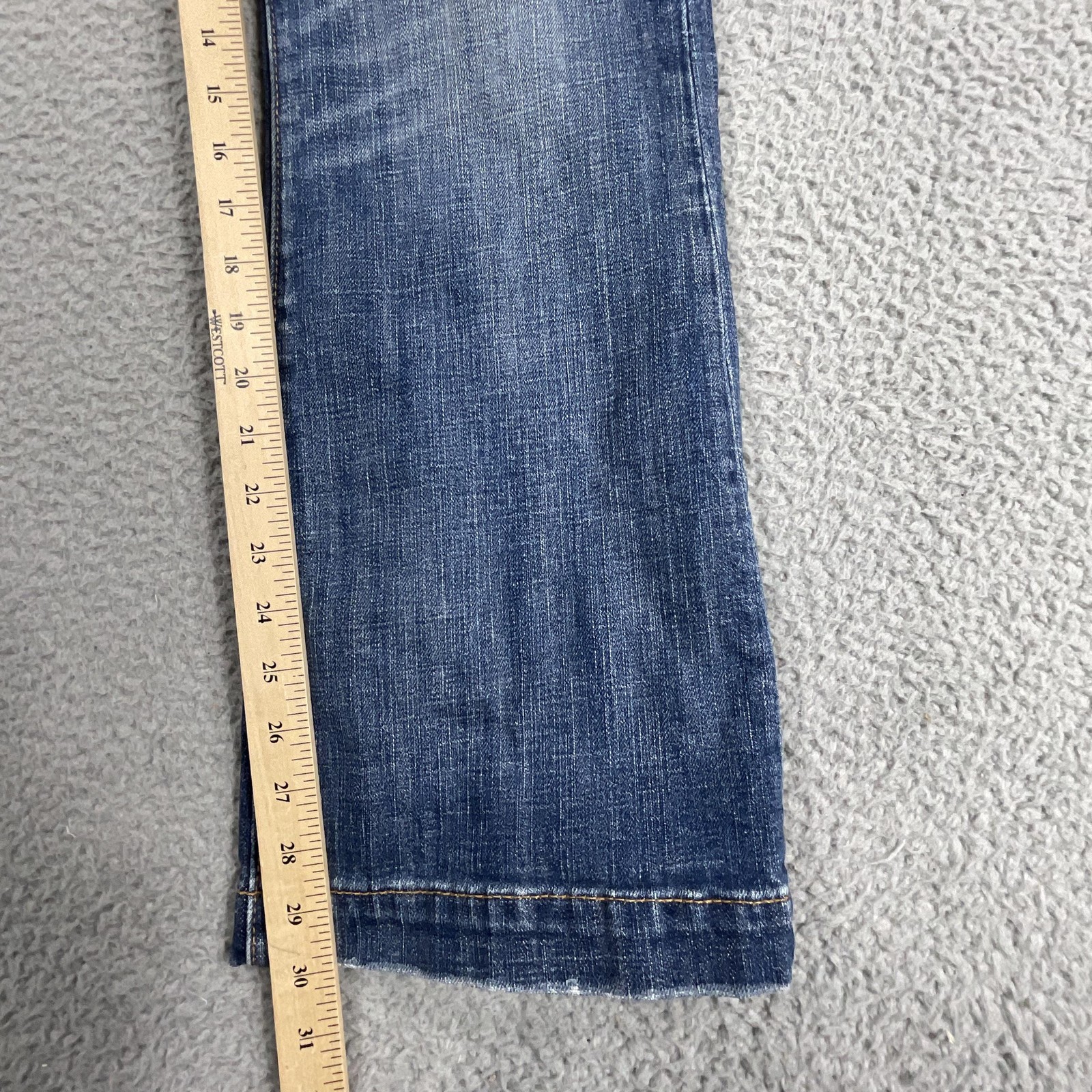 Gap Jeans Womens 10A Blue Long And Lean Flare Stretch 30 Waist 32 Inseam Vintage