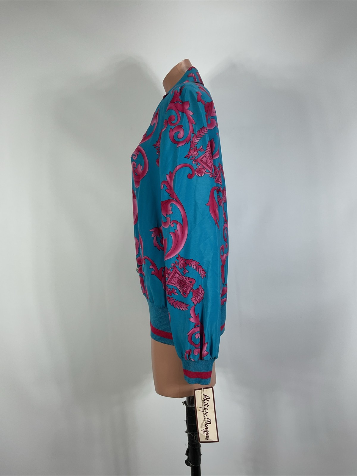 Vintage Philippe Marques Women’s Dopamine Geometric Top 12 Mixed Textile NWT
