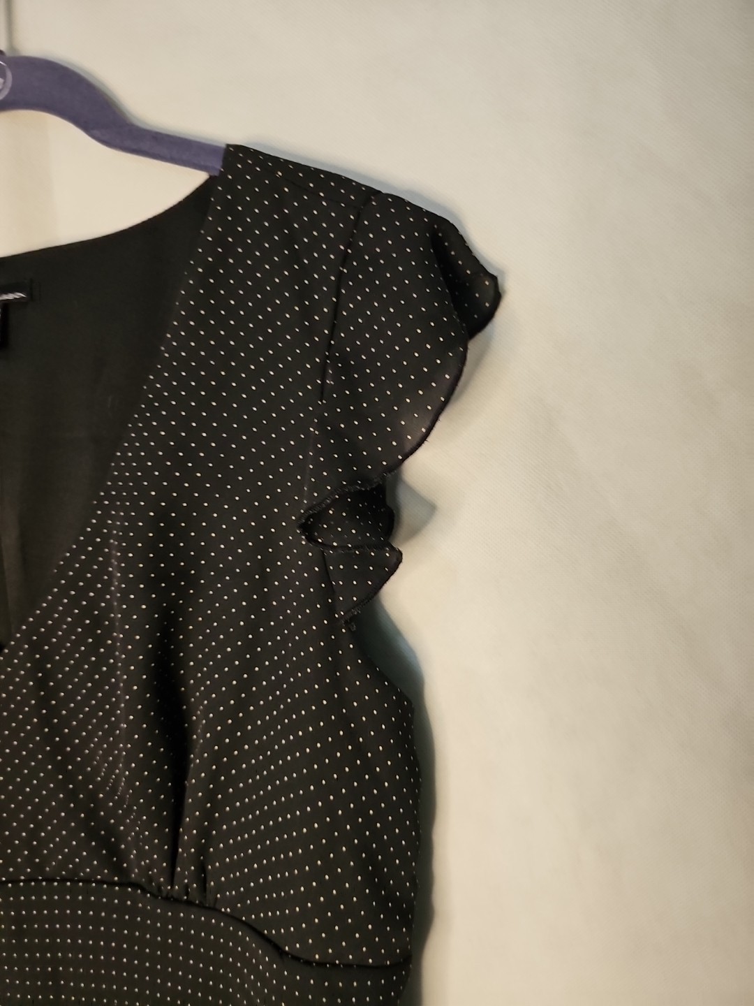 F.L.P. VINTAGE Black & White Polka dots Size 14