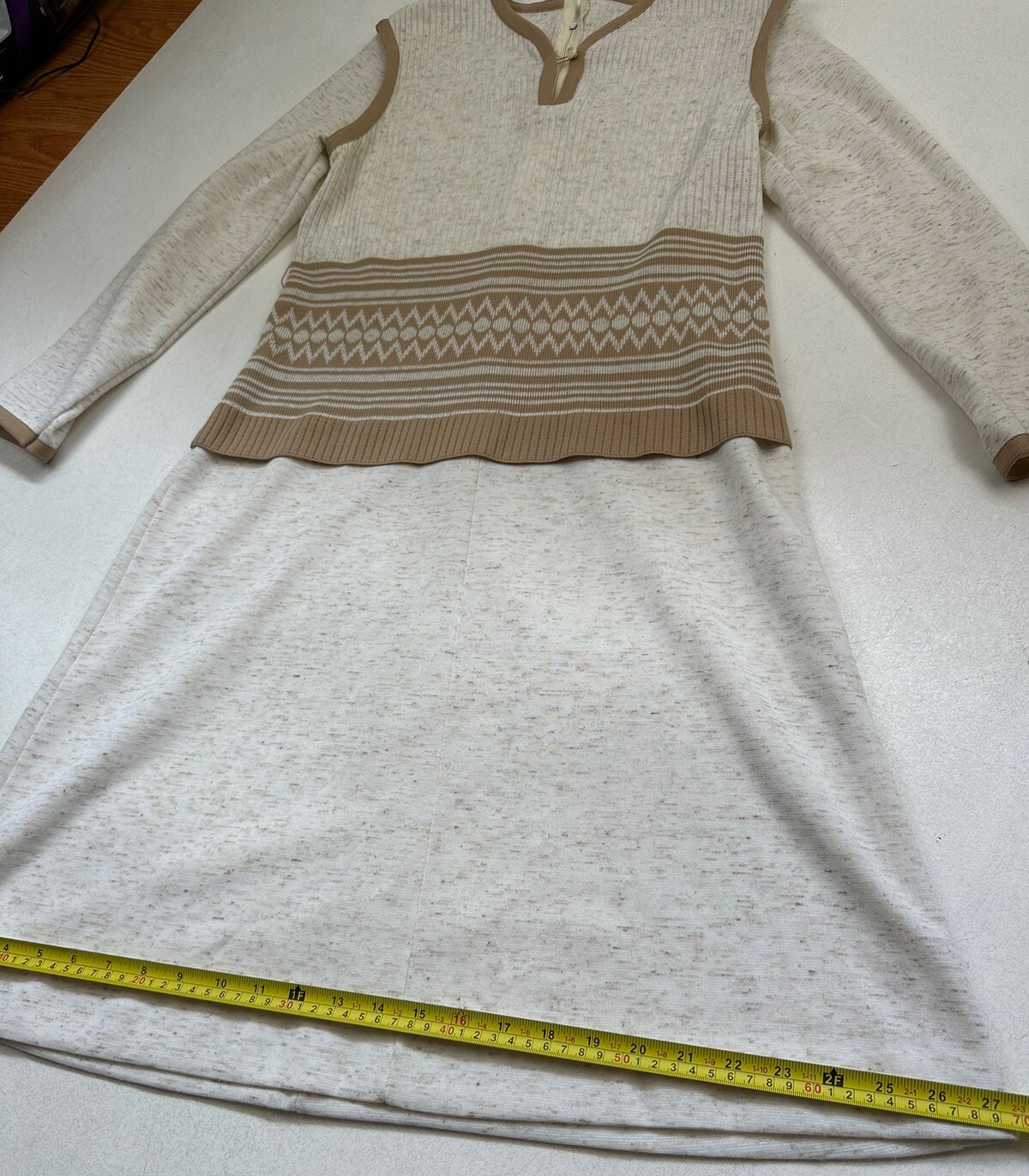 Vintage Forever Young Puritan Women’s Dress Sweater Knit 70s 60s Mod Sz 12