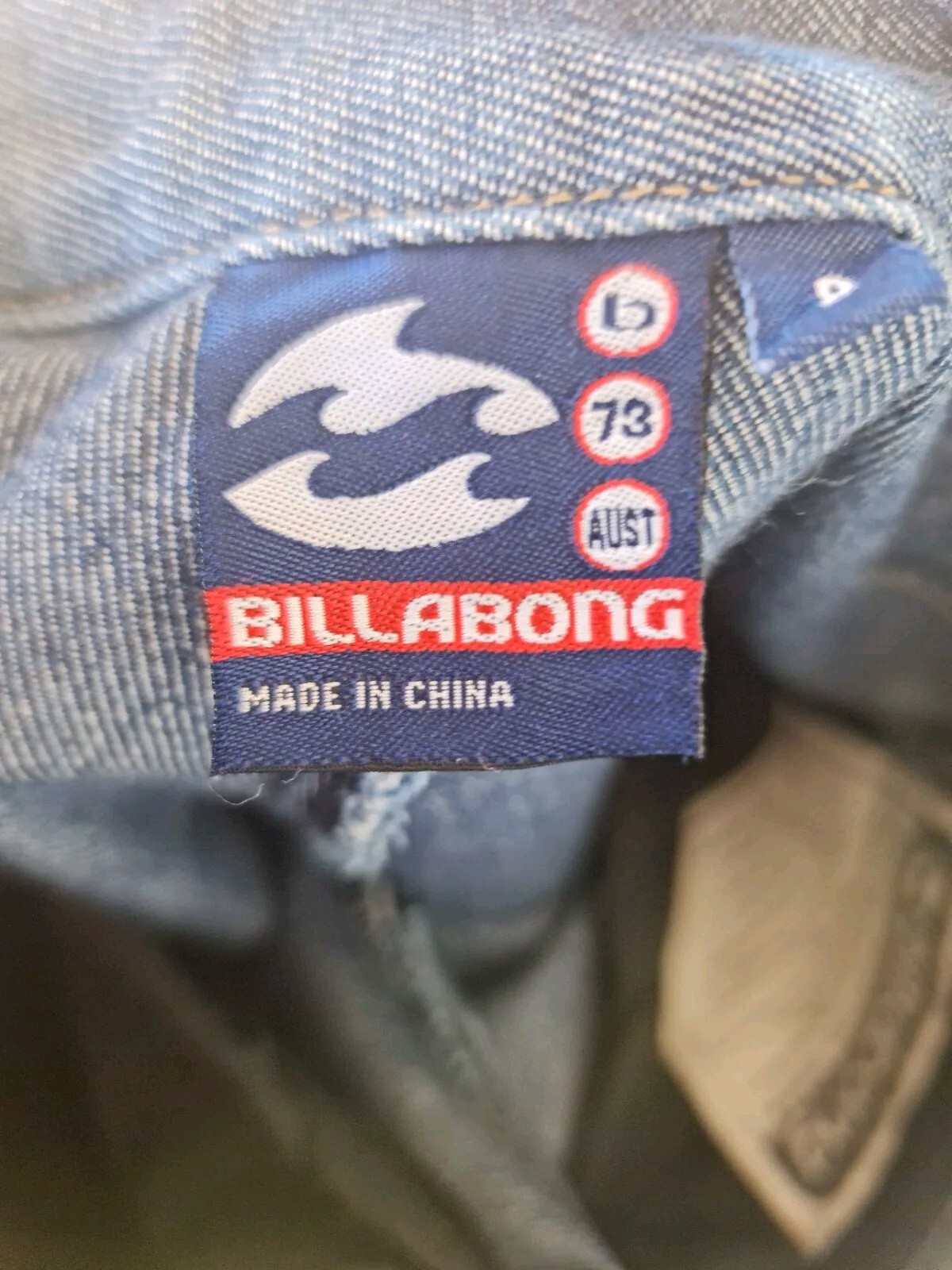 VINTAGE BILLABONG Denim Jeans Size 8 XS Mid Blue 90’s Non-Stretch Retro