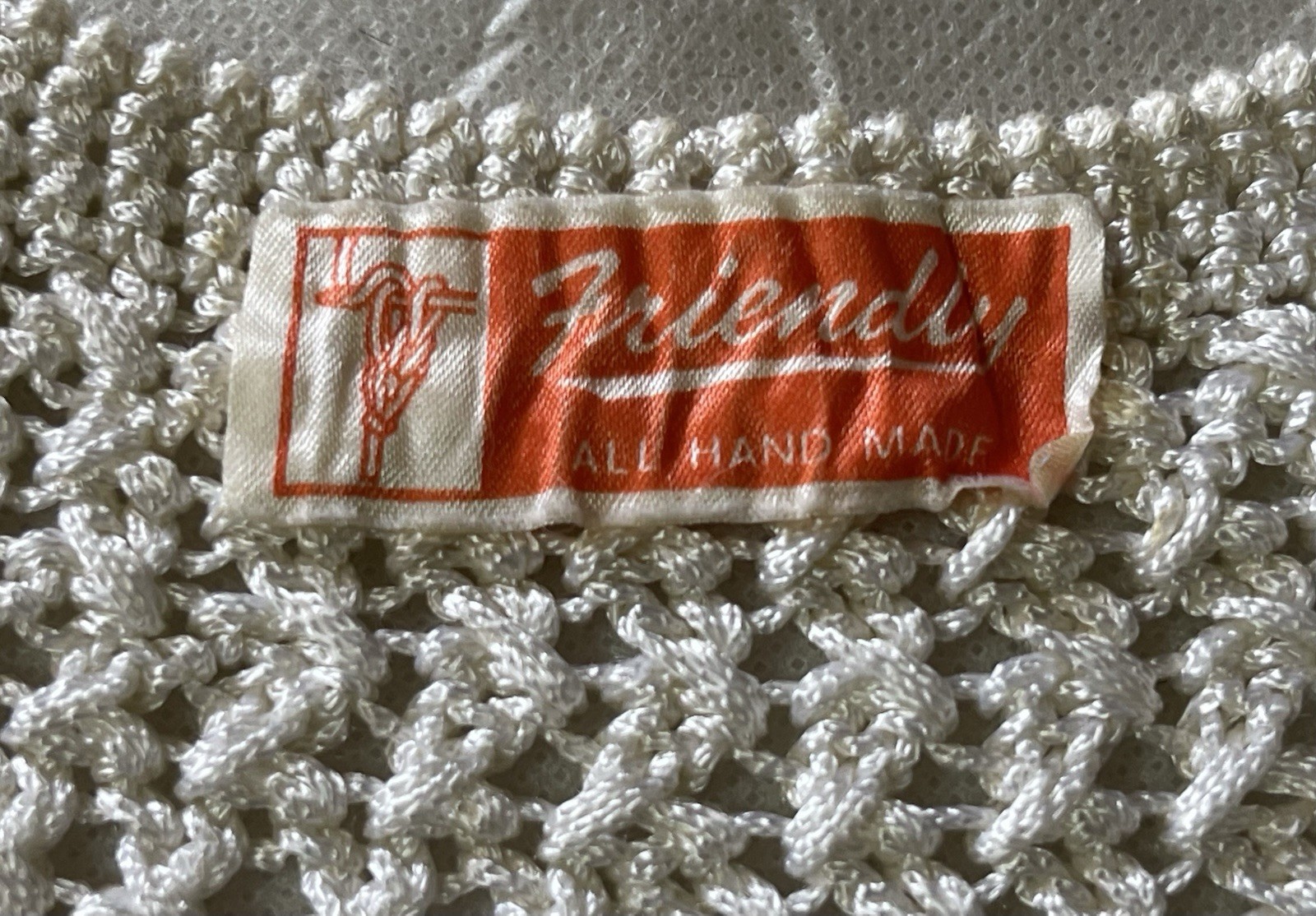 Vintage 50s Cardigan Sweater Womens S, 30″ Bust Hand Knit & Crochet Mohair Wool