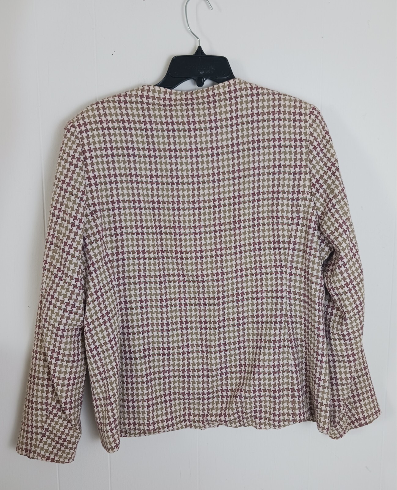 Vintage Paul Harris Design Lined Blazer Women’s Size L Hounds Tooth