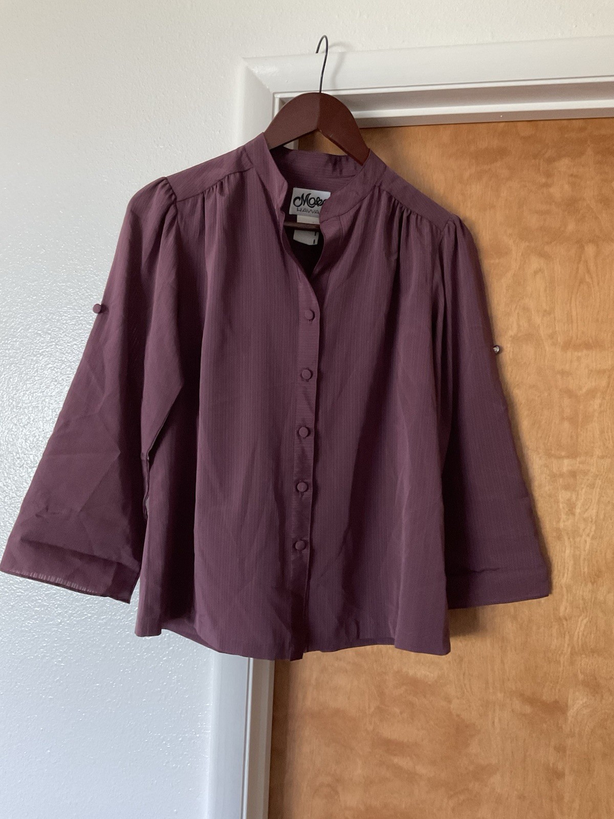 Mako Hawai’i Women’s Vintage Mauve Top Size Small Polyester
