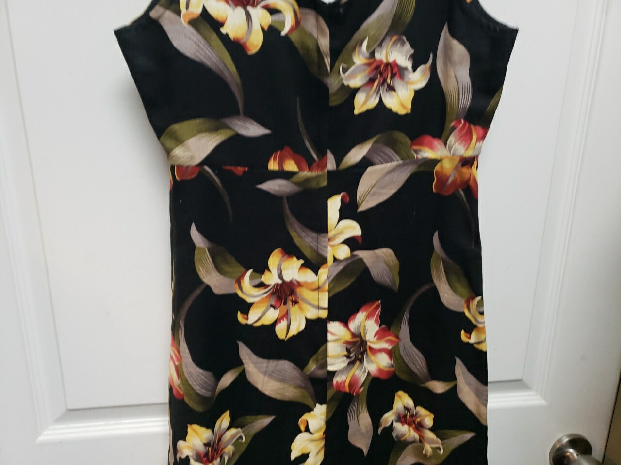 Vintage 90’s Hula Beach Short Dress S M Floral Hanalei Kauai Hawaii Sleeveless