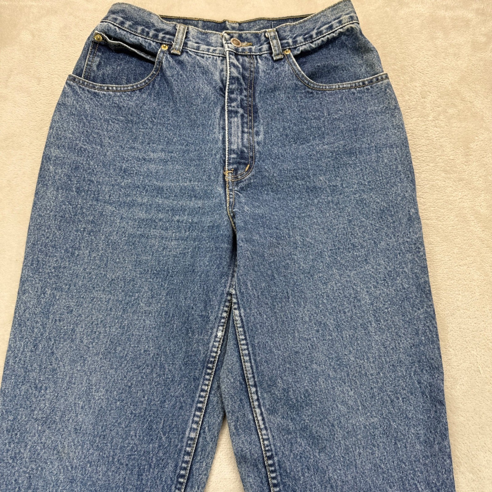 Vintage Lawman Jeans Women’s 11 Straight Leg Classic Mom Medium Wash Blue Denim
