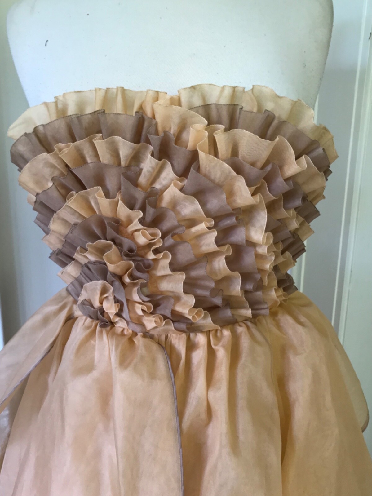 BENNY ONG Trudie McCarthy London Diana ball gown opera cape hand painted Cosplay