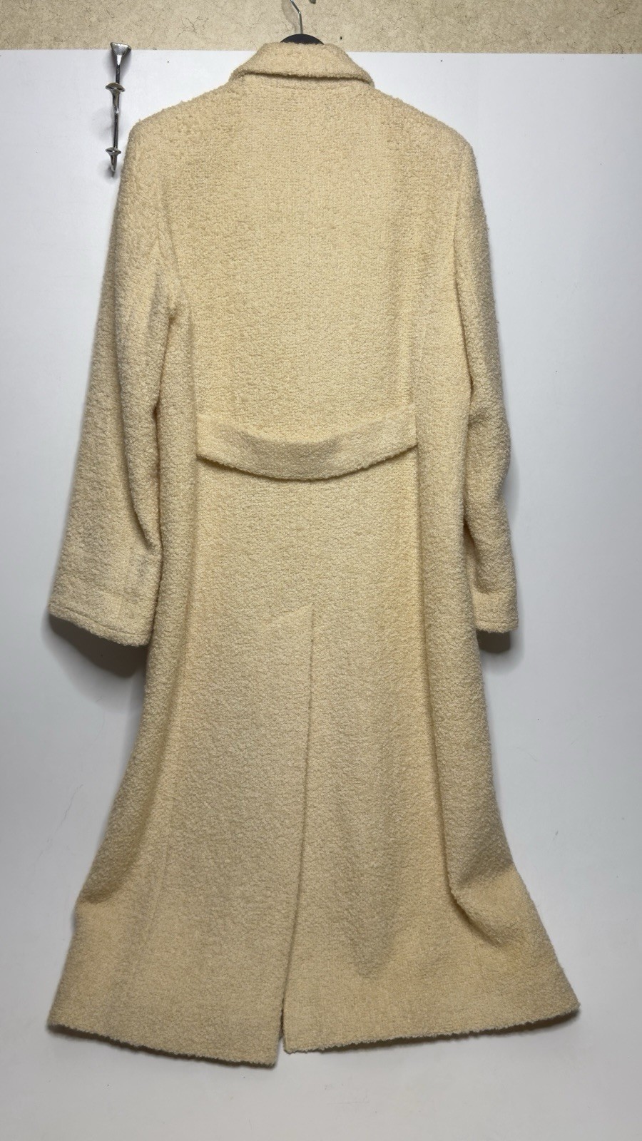 1960s Vintage Cream Wool Bouclé Coat