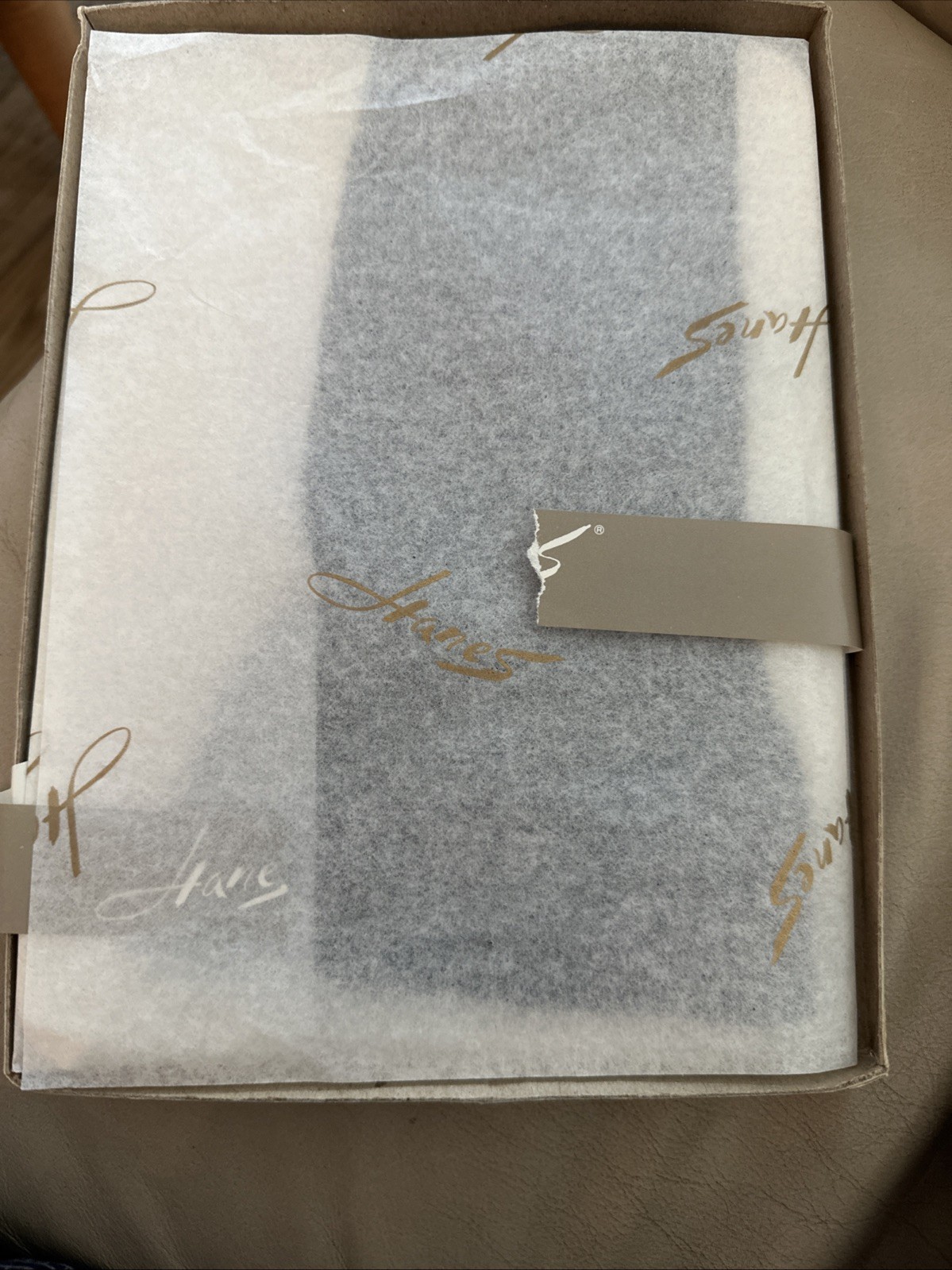 Vintage Hanes Cantrece II 220 M-3 Barely Black 8 1/2-9 1/2 Med 1 Pair In Box