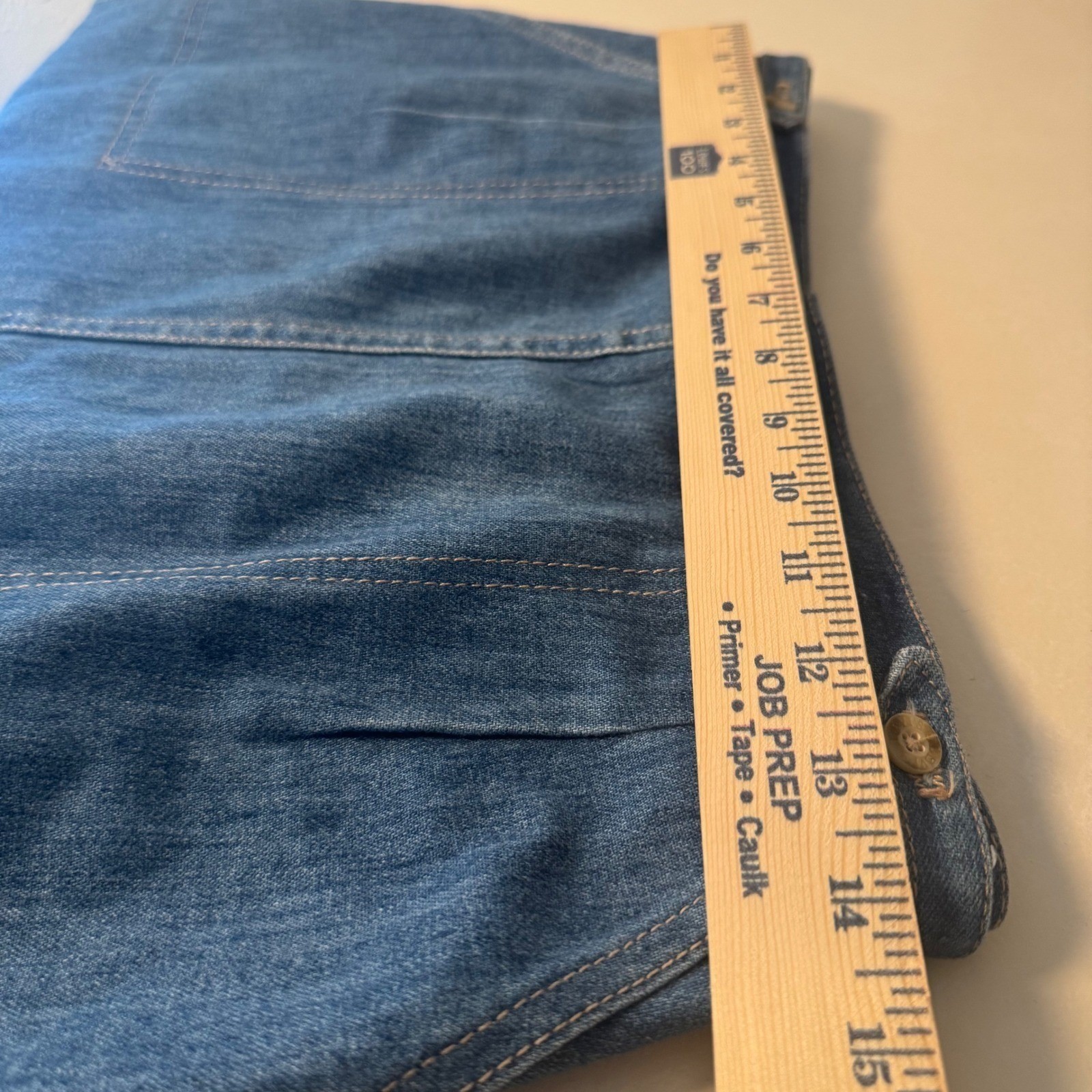Vintage Levis Denim Wrap Skirt A-Line 70s 80s Cottagecore Coquette Romantic Boho