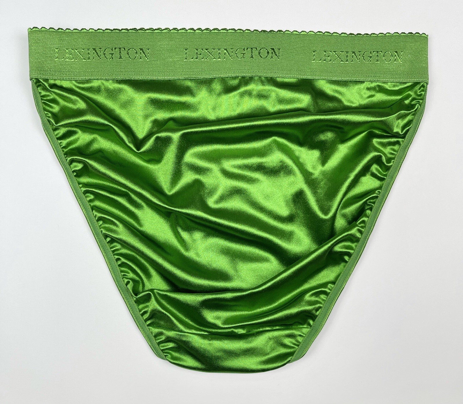Rio Satin Panty Wide Waistband Green XL/8