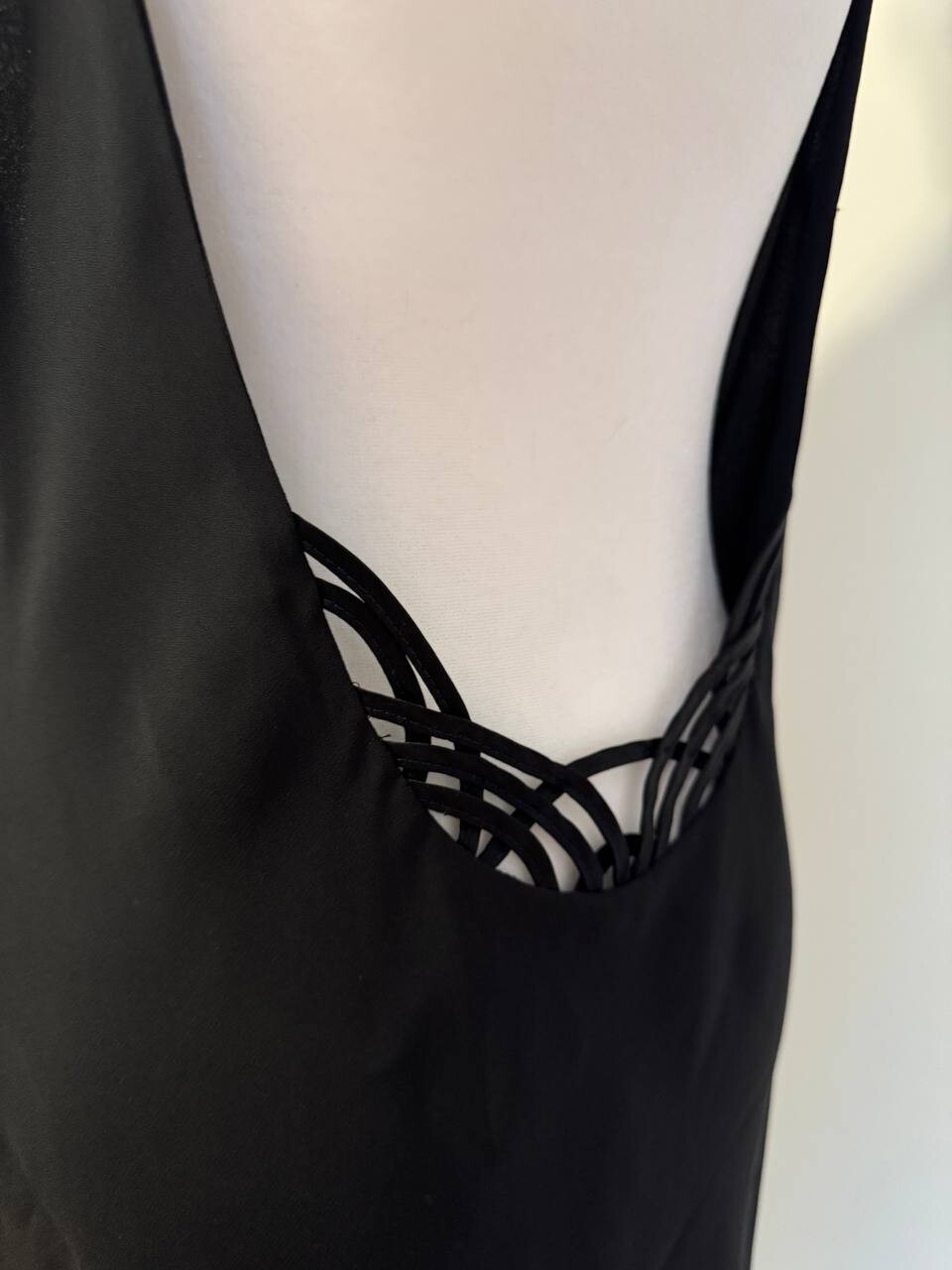 VINTAGE Alchemy NY Black Dress 90s Rare Archive Made in USA Deadstock Y2K Size12