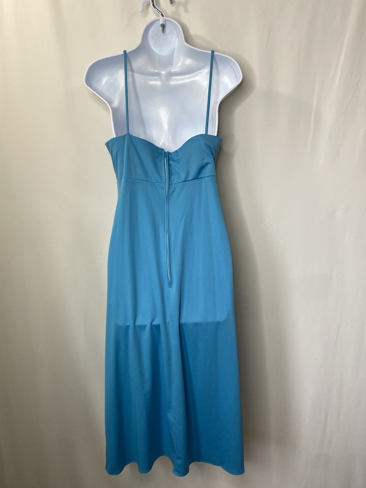 Vintage JCPenney Fashion Cocktail Dress Size 16 T Faux Wrap Slinky Going Out 80s