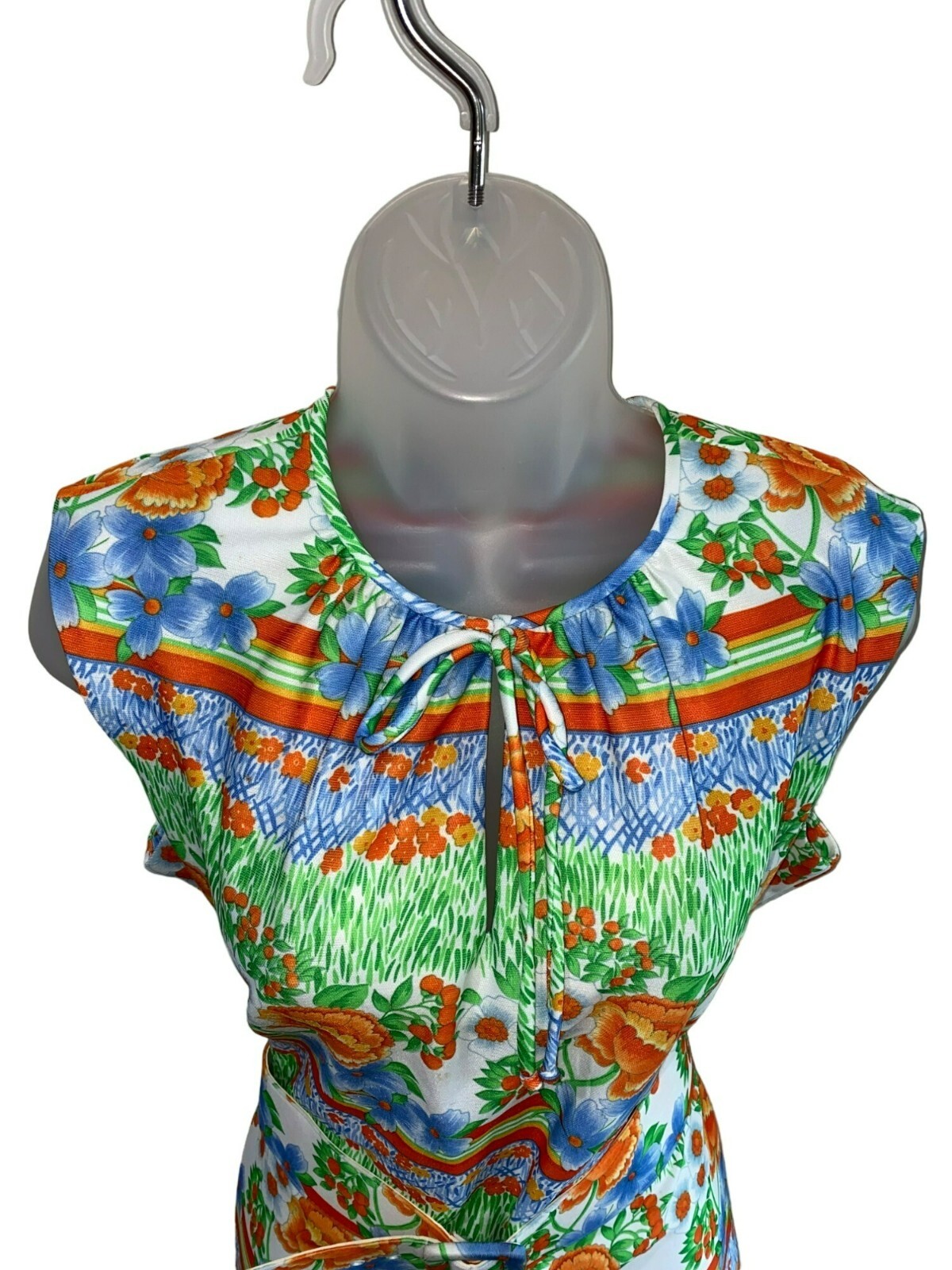 Vintage Trends by Jerrie Lurie Belted Summer Jackie O Dress Size 14