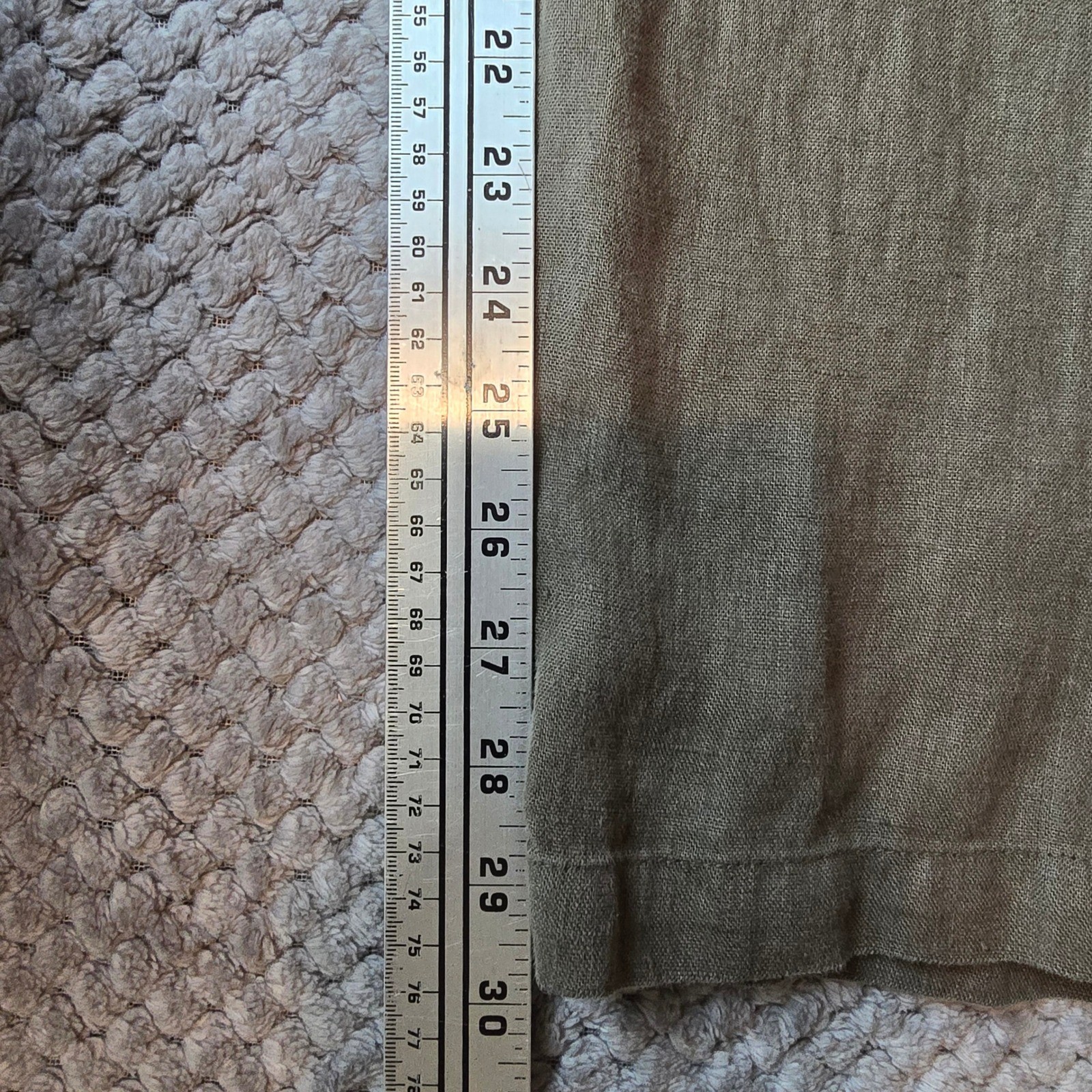 Vintage Chicos Design 100% Linen Pants Green Size 3 XL Coastal Grandpa