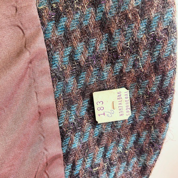 Vintage 70s 80s Deadstock NWT Calvin Klein Wool Houndstooth Blazer