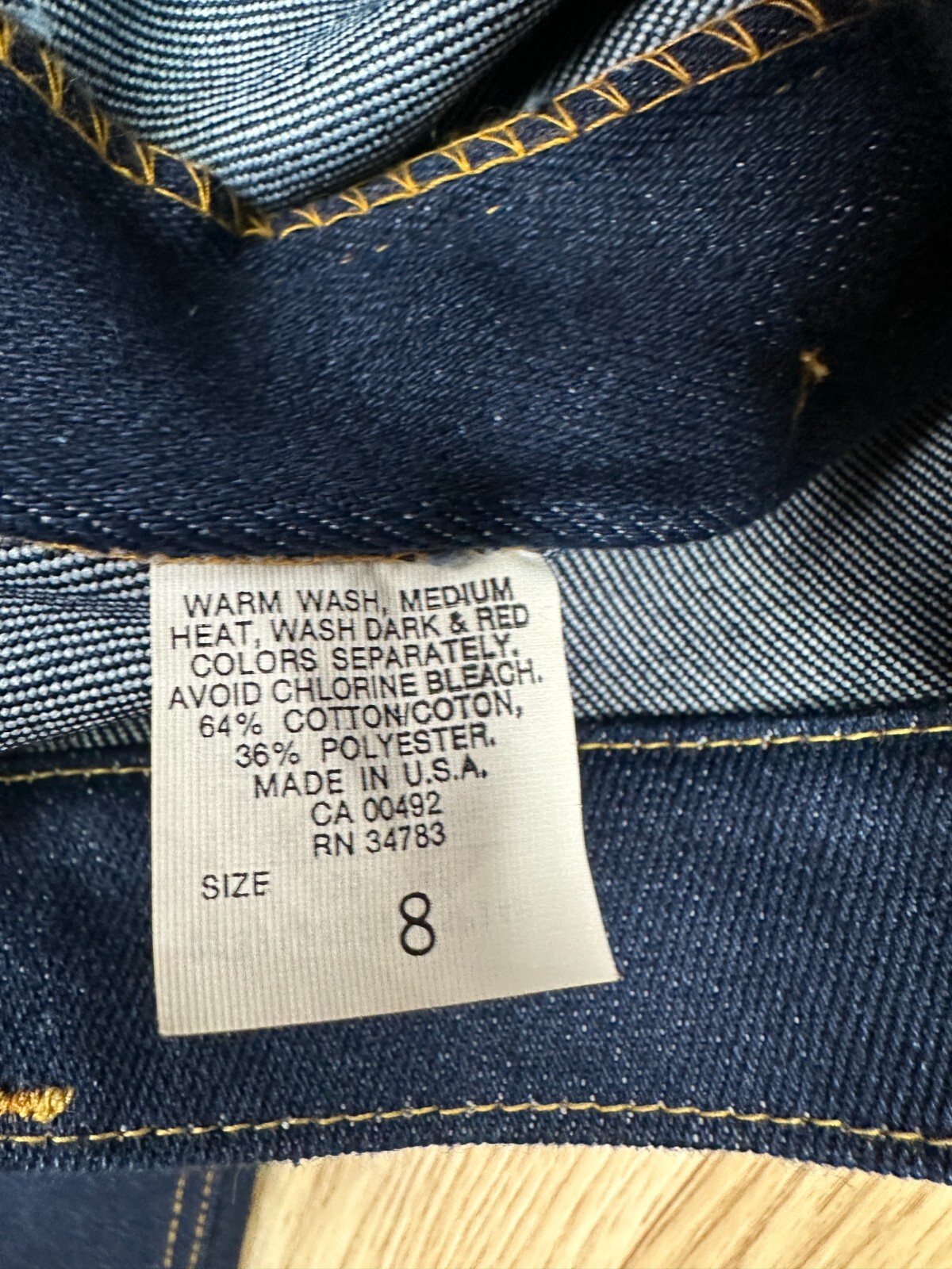 Vintage 70s / 80s Womens Lee Riders High Waisted Mom Jeans Size 8 USA Made Talon
