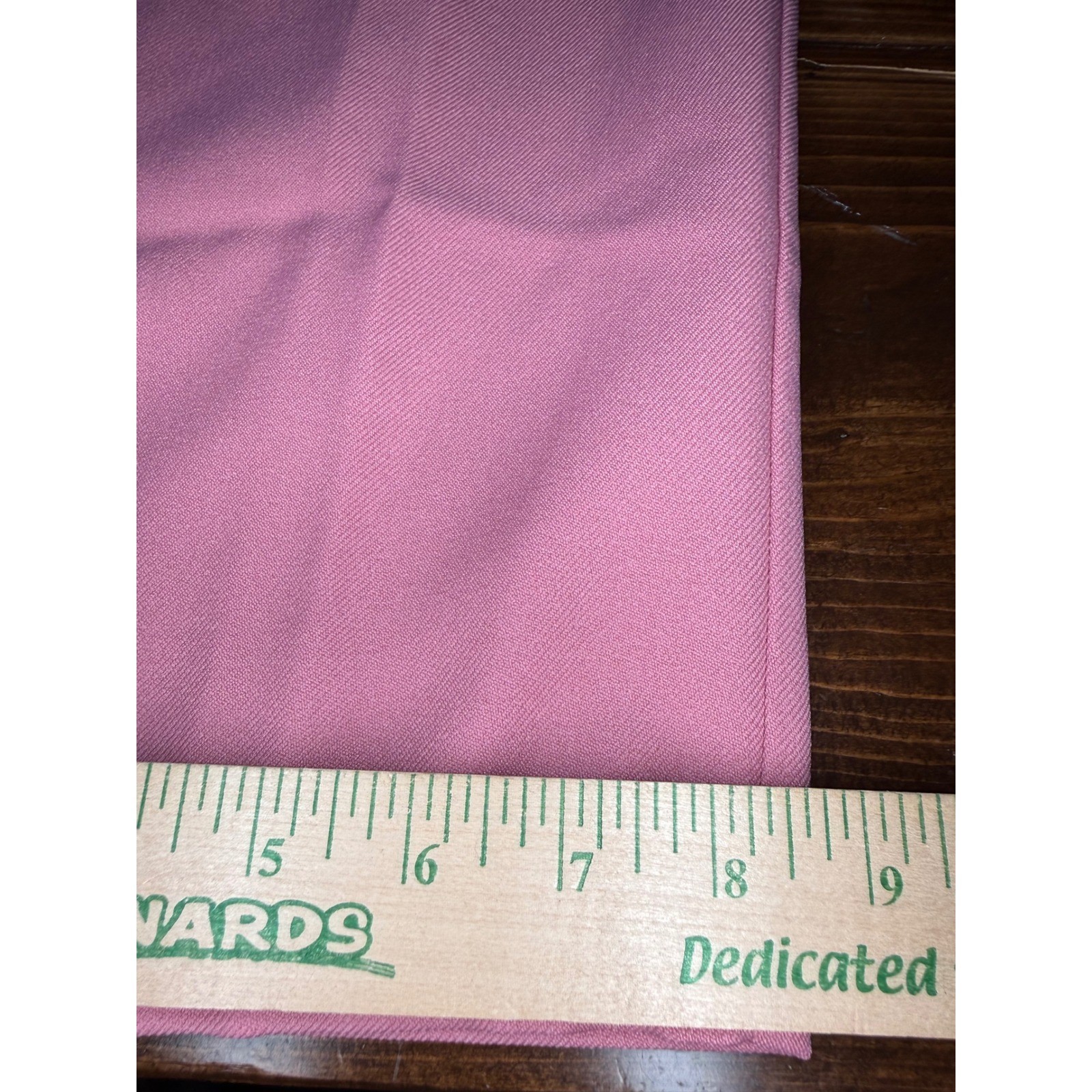 Donnkenny Vintage Pink Pull On Elastic Waist Straight Leg Dress Pants Womens