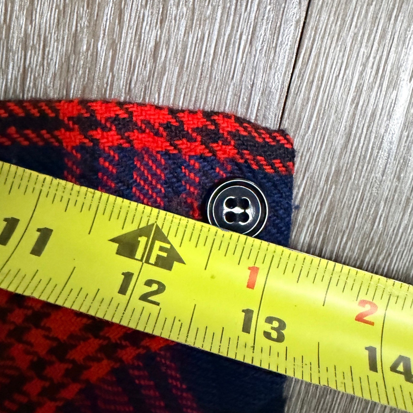 Vintage Sears JR Bazaar Plaid Maxi Skirt Red Green Blue A-Line Size 9 WCL192JD