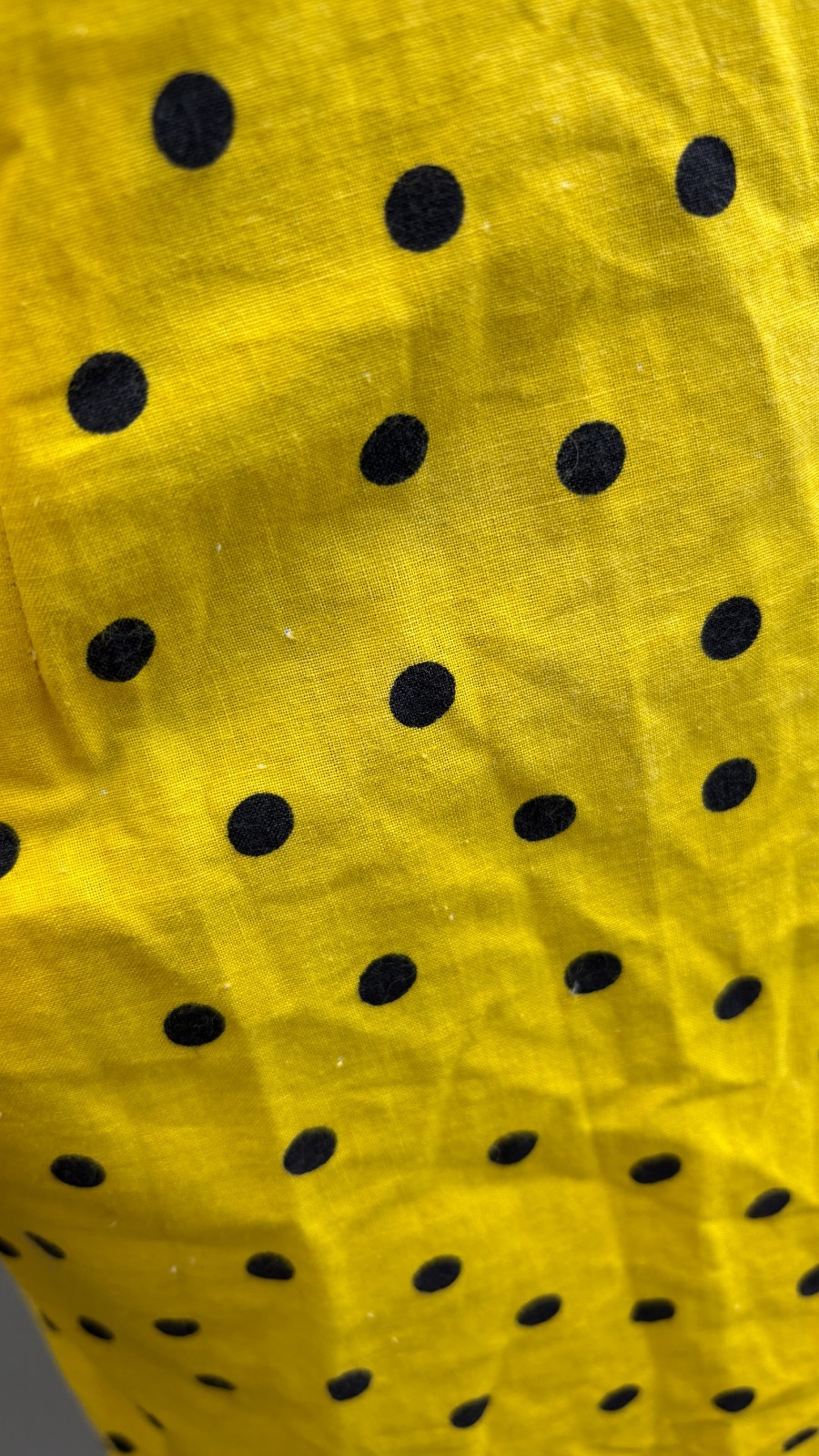 vtg 70s 80s New Wave Rockabilly Clowncore Polka Dot Short Sleeve Wrap Dress