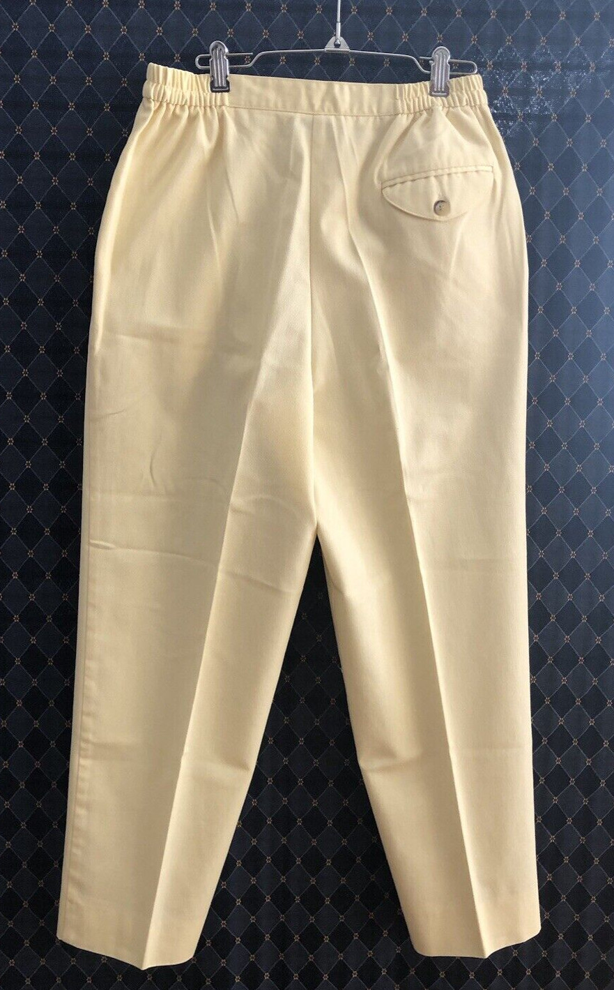 VintageTalbots David Brooks High Waisted Pleated Women’s 8 Pants Slacks Yellow