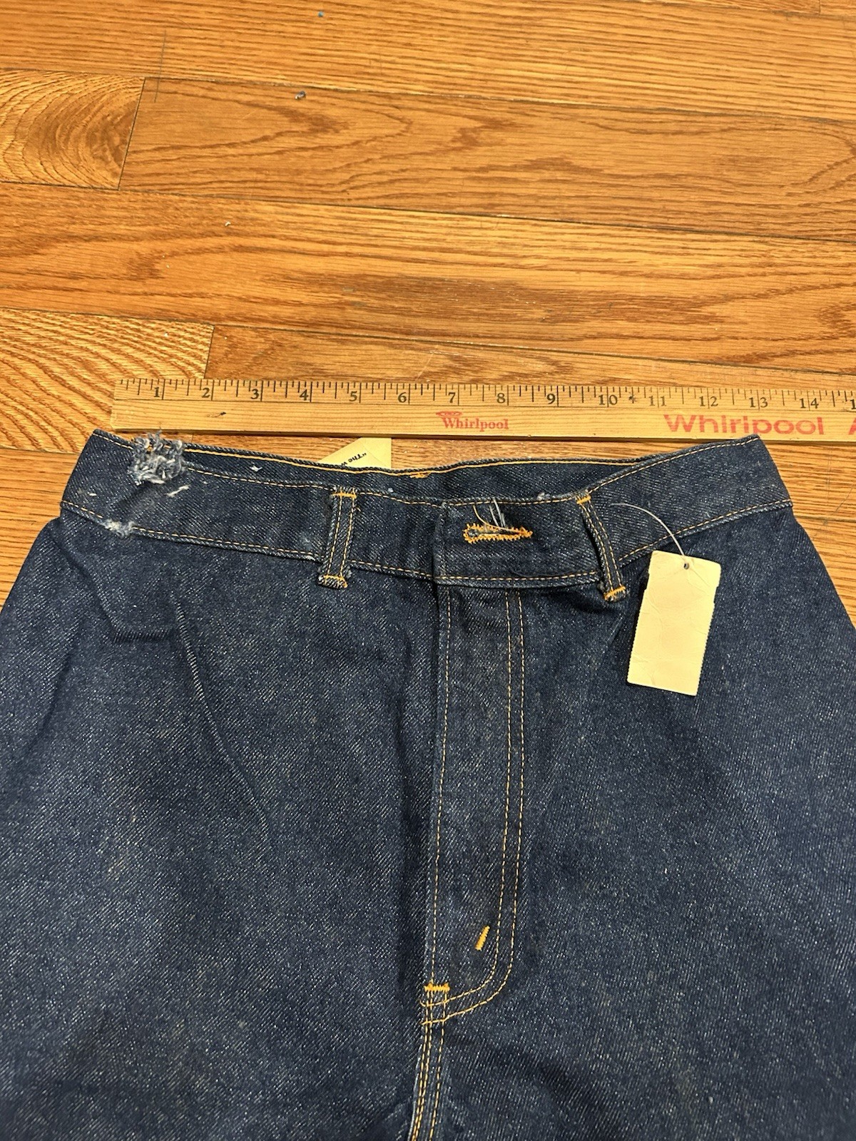 VTG Chic by H.I.S. High Waisted Jeans Deadstock NWT Second Skins Dark Wash 13/14