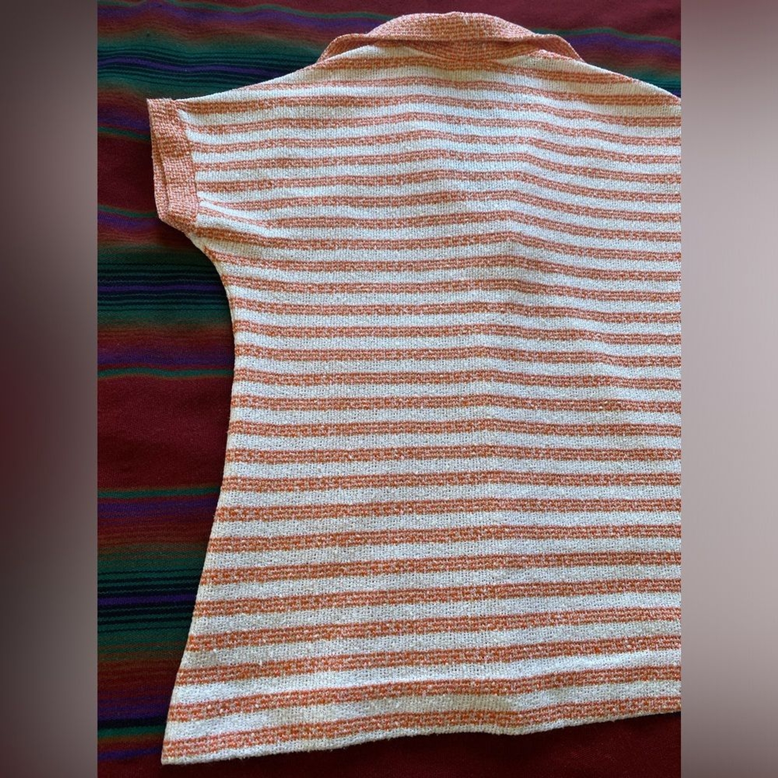 Vintage 1960’s Lane Bryant Union Made Polyester Top! Tall Shop! Large.