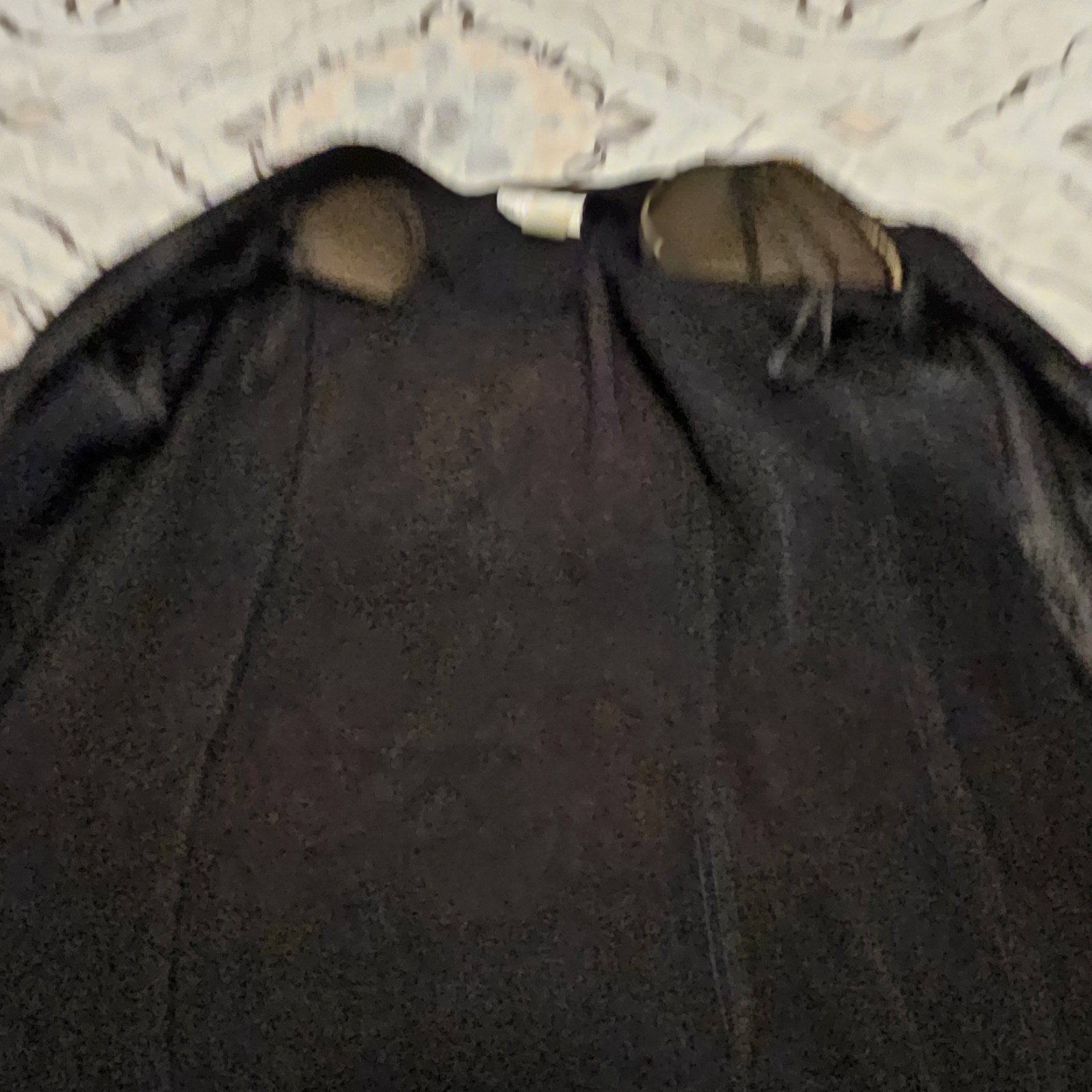 Vtge Betsy’s Things Short Sleeve Jacket Black Zipper Gold Accents USA