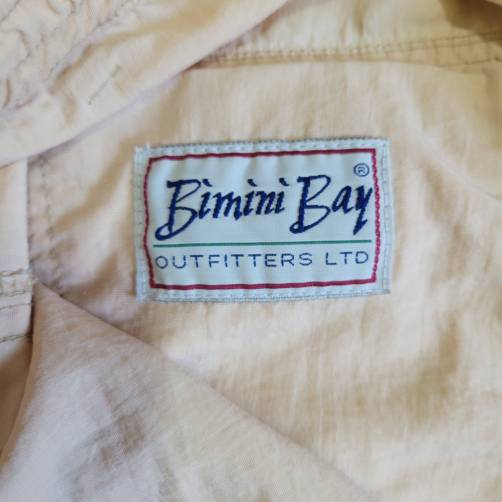 Flawed Vintage Bimini Bay Convertible Zip Off Cargo Pants Khaki Gorpcore 12