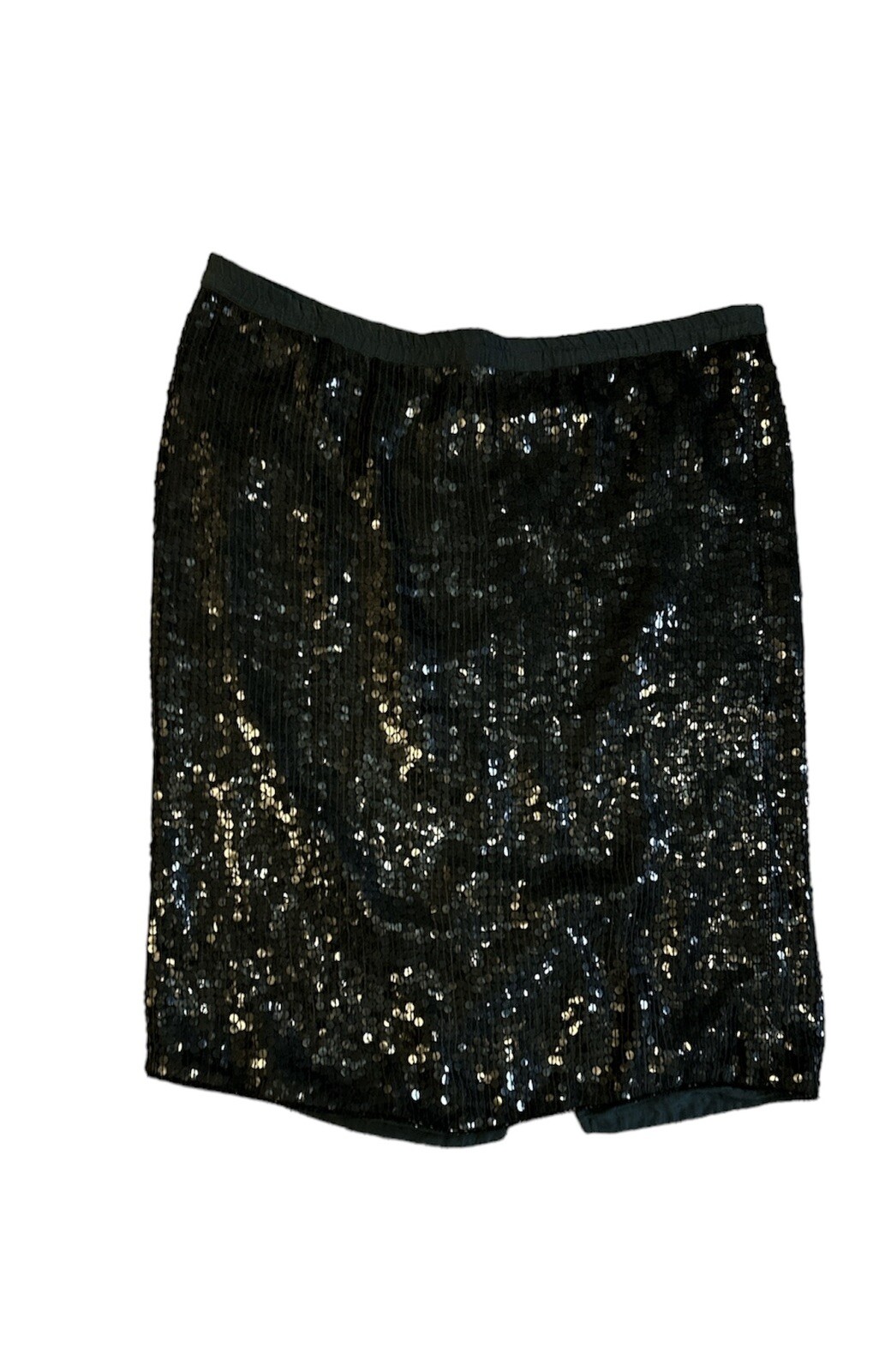 Vintage Jean For Joseph Le Bon 80’s Black Sequin Silk Skirt Size Medium