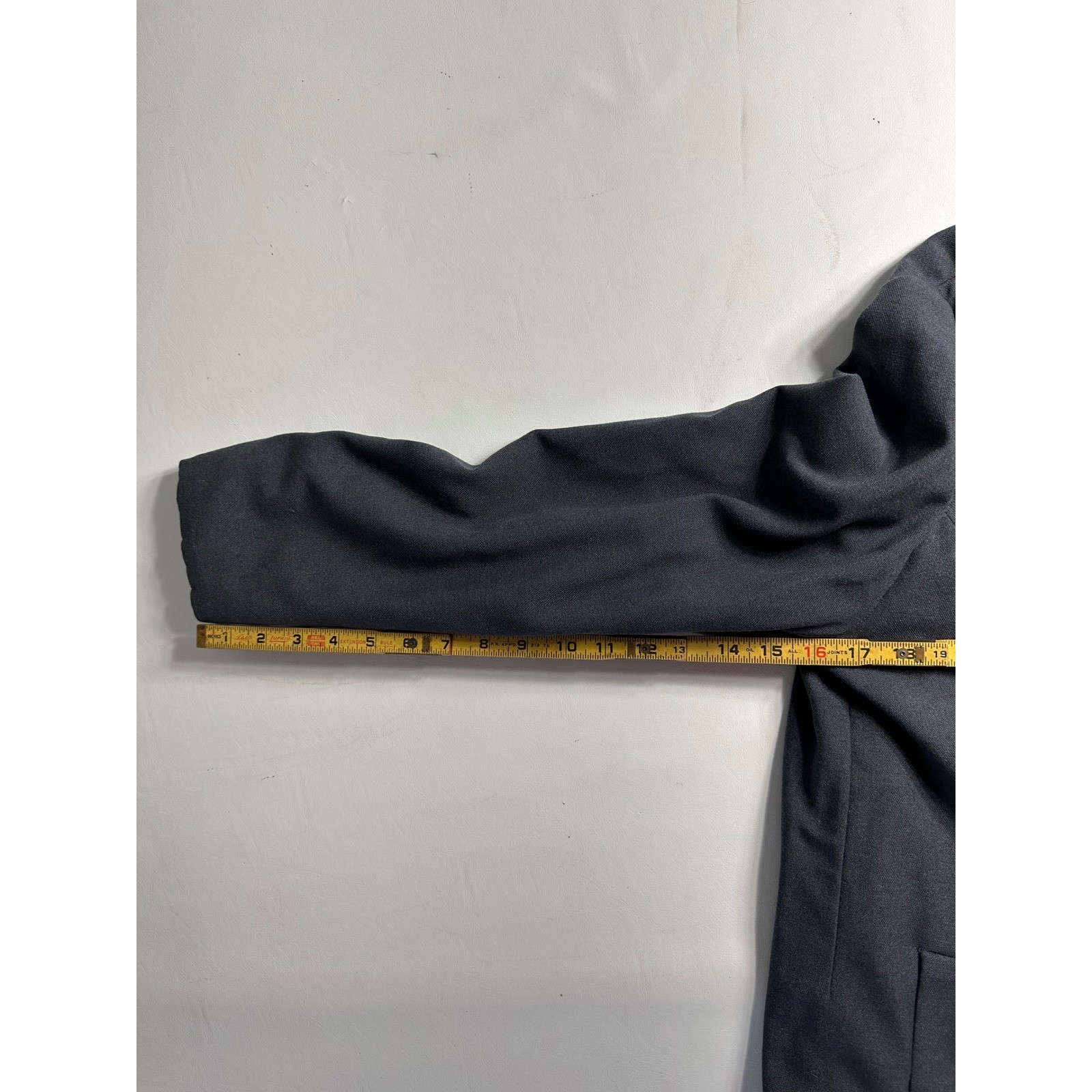 Vintage Shagmoor 60s Mod Charcoal Gray Wool Collarless Long Coat Pink Lining