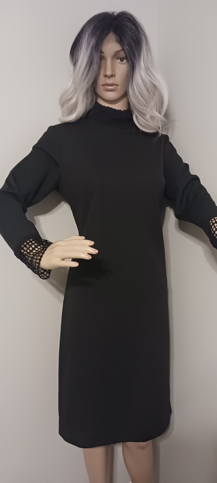 vintage black dress 60s/70s