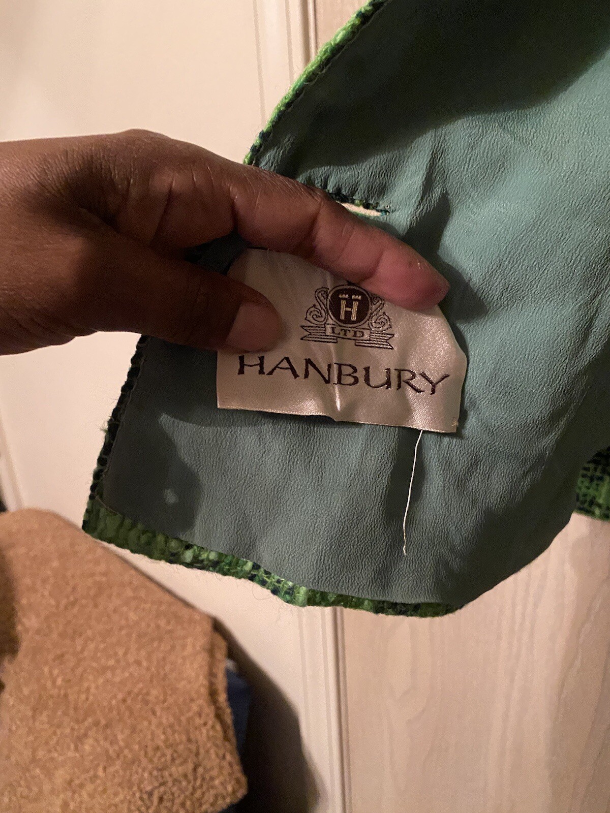 Vintage Women Hanbury 2 Piece Size 16 Green ( Please Read Description)