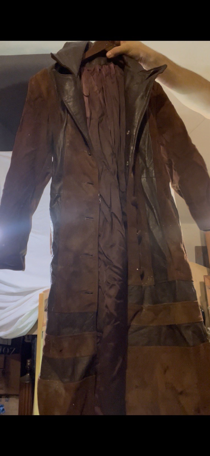 Vintage 70s Korean Trench Coat Like Cassian In Andor