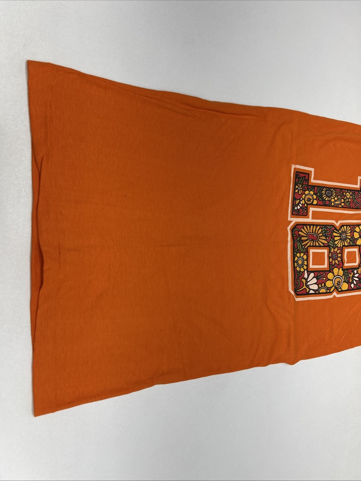 Vtg 80-90s #18 Floral Design Varsity House T-shirt Sleepwear Size Women’s M