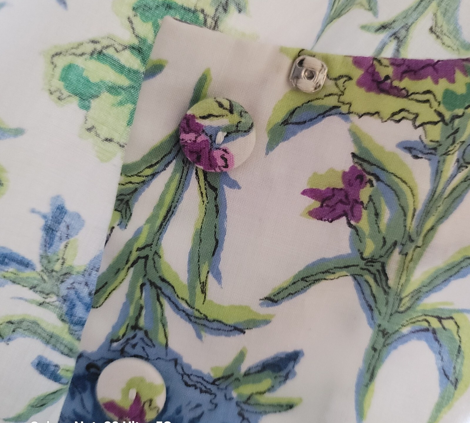 VTG Tanner Of North Carolina Farmcore Floral Cotton Tea Midi Dress Sz 8
