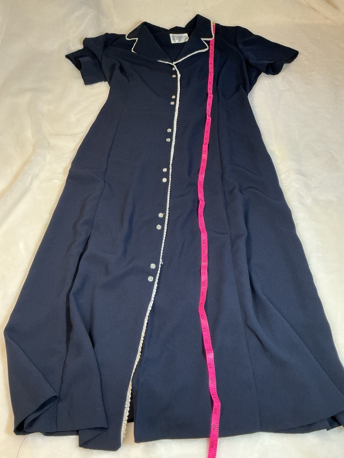 Vintage Julian Taylor 80s 90s Button Front Tie Waist Maxi Dress Cottagecore