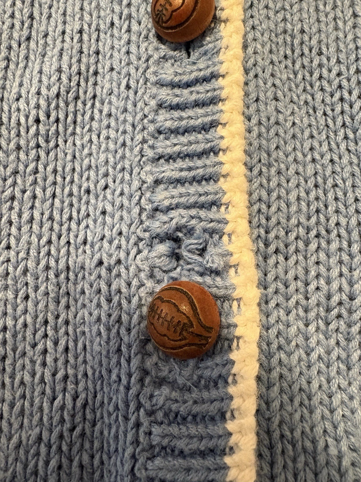 Vintage Belle Point UNC Tarheels Basketball Cardigan Size Large