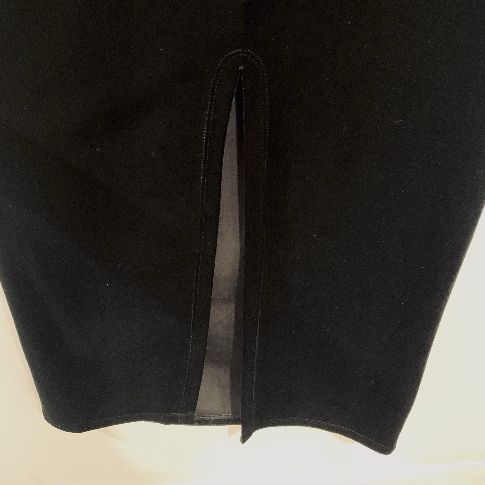 Vtg Y2k 579 Black Velvet Dress Small? Fairy Grunge Whimsigoth Vamp 90s Open Back