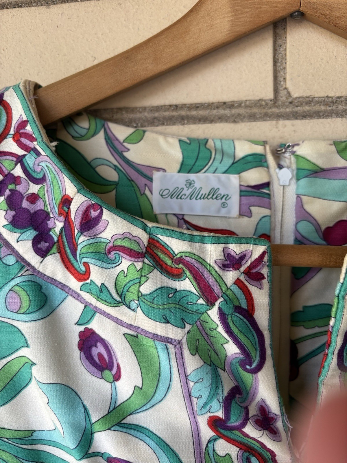 Vintage 60s Floral McMullen Short Dress