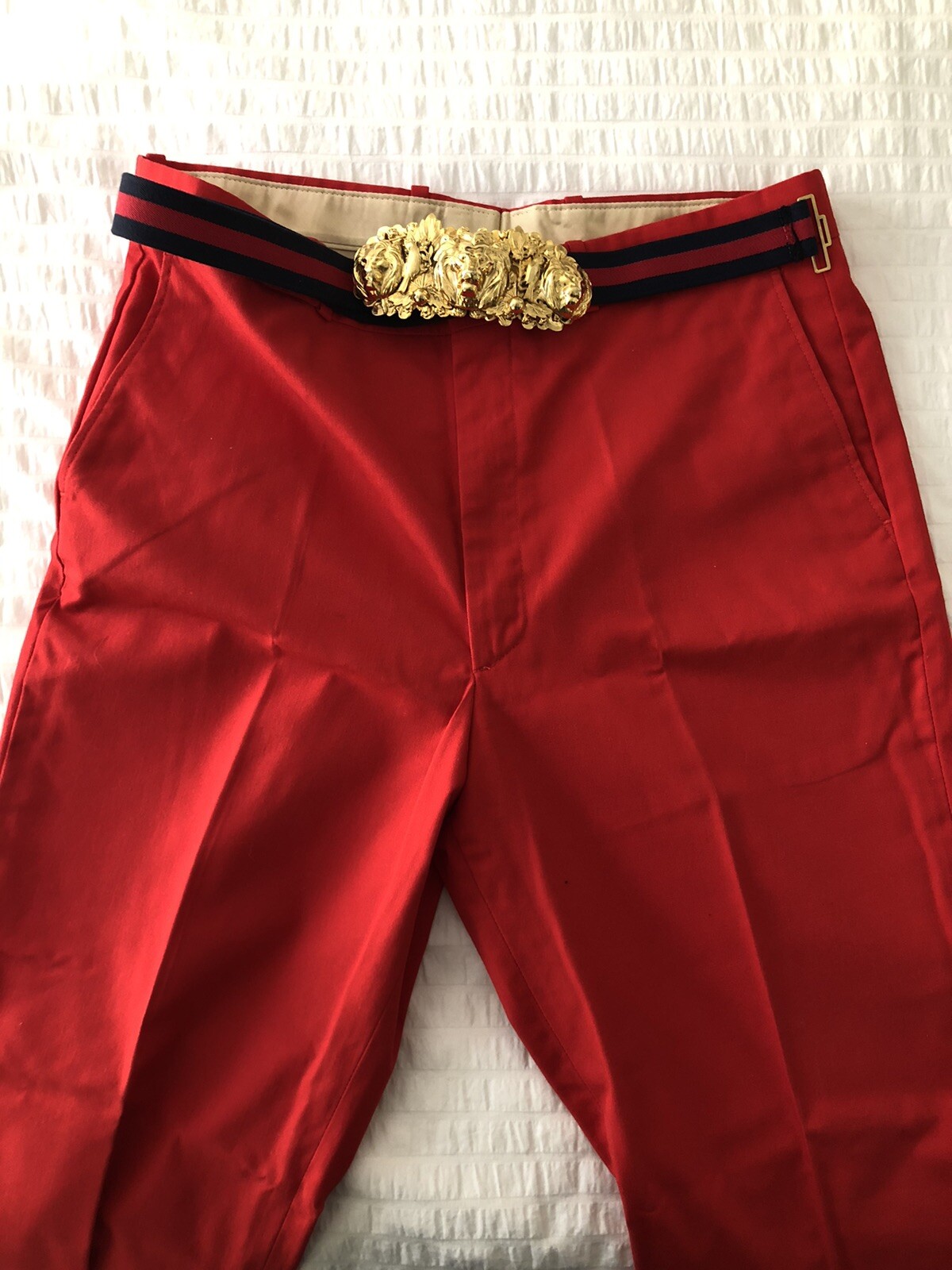 Fabulous Vintage NOS Red Farah Men’s Women’s Slacks Pants Inseam 30” Waist 34”