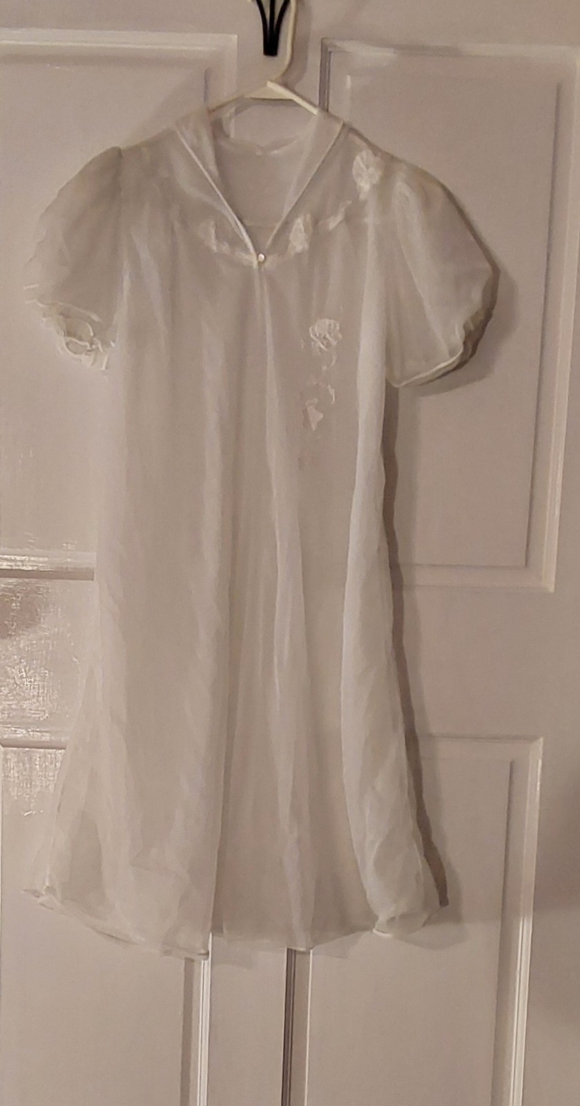 Vintage Semi Sheer Double Layer Radcliffe Robe Size Small