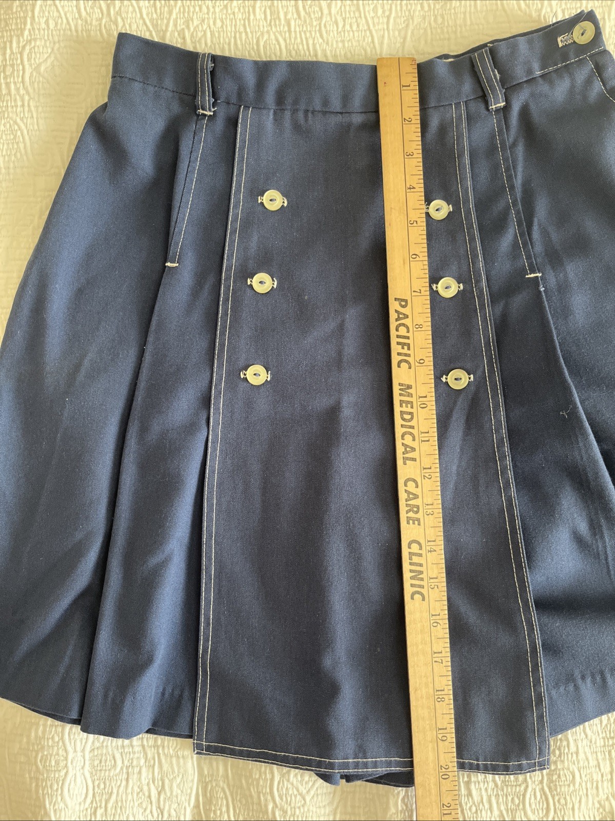 Vintage 1970’s – Gauchos/Culottes/Skort – Blue – Gator Of Florida