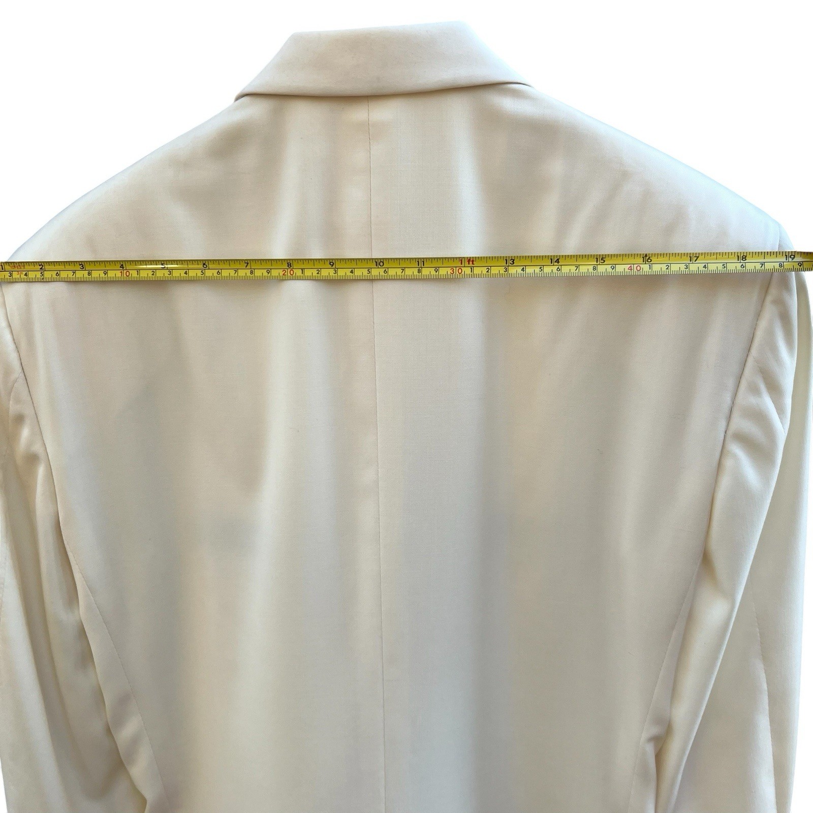 VTG 80s 90s Giorgio Armani Barney’s NY Ivory Dinner Jacket Double Breasted